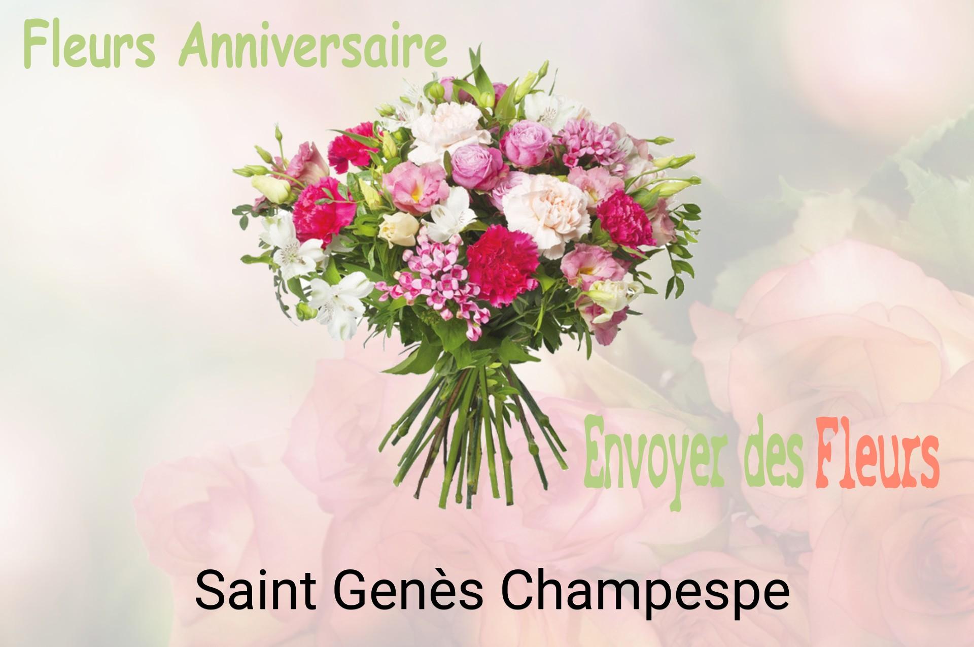 Bouquet de fleurs d’anniversaire livré à Saint-Genès-Champespe