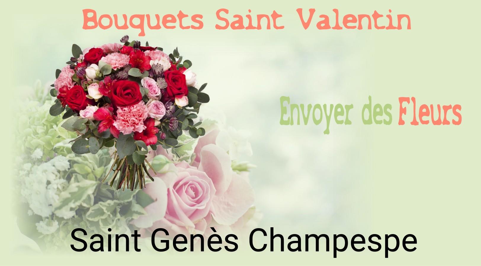 Roses de Saint-Valentin livrées à Saint-Genès-Champespe